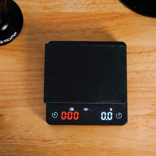 MiiCoffee Nano Coffee Scale with Timer, Espresso Scale with Auto Tare, Touch Sensor and Silicone Cover
