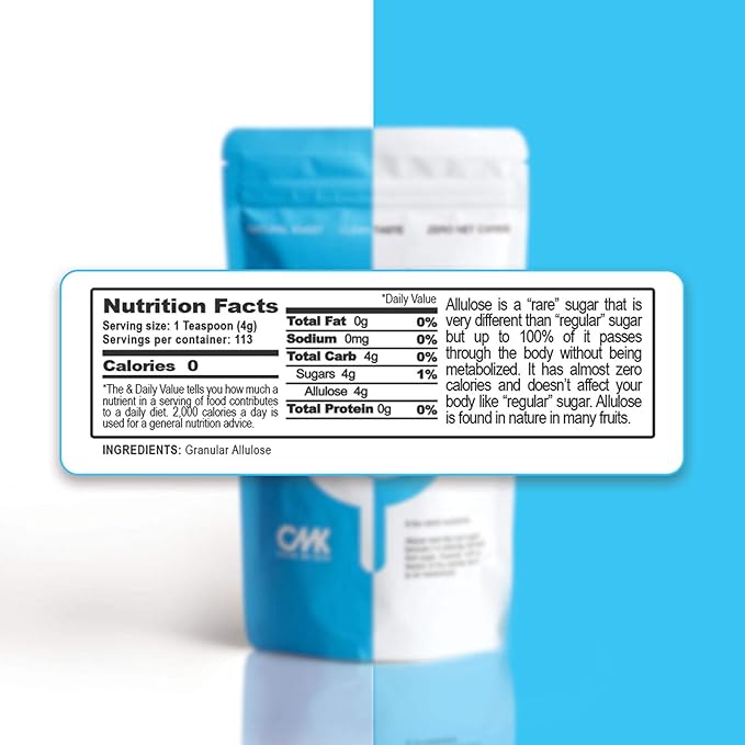 𝗪𝗜𝗡𝗡𝗘𝗥 – 𝗕𝗘𝗦𝗧 𝗔𝗟𝗟𝗨𝗟𝗢𝗦𝗘, 𝟮 𝗣𝗔𝗖𝗞 Keto Sugar Alternative, Zero Net Carb, Low Calorie Allulose Sweetener, Made in USA, ZERO Erythritol, Monk Fruit or Stevia, Granular (32oz Total)