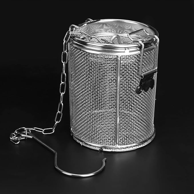 Stainless Steel Tea Ball Strainer, Wire Mesh Tea Infuser, Silver, 12 x 13cm