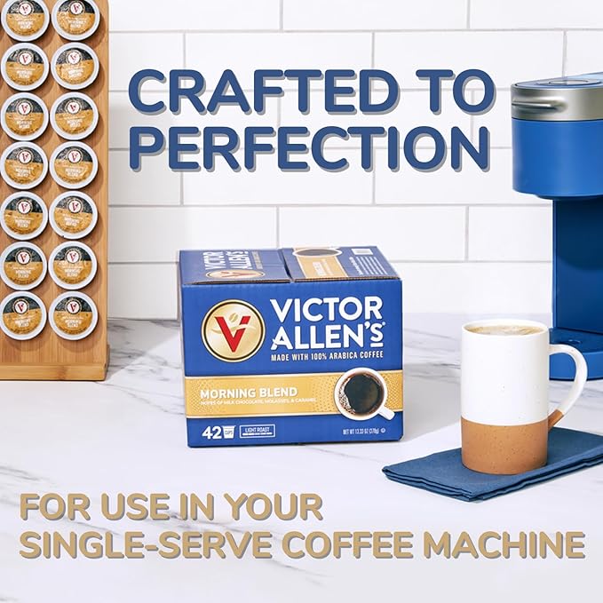 Victor Allen's Coffee Hazelnut Flavored, Medium Roast, 2 Pack - 12 Count, Single Serve Coffee Pods for Keurig K-Cup Brewers