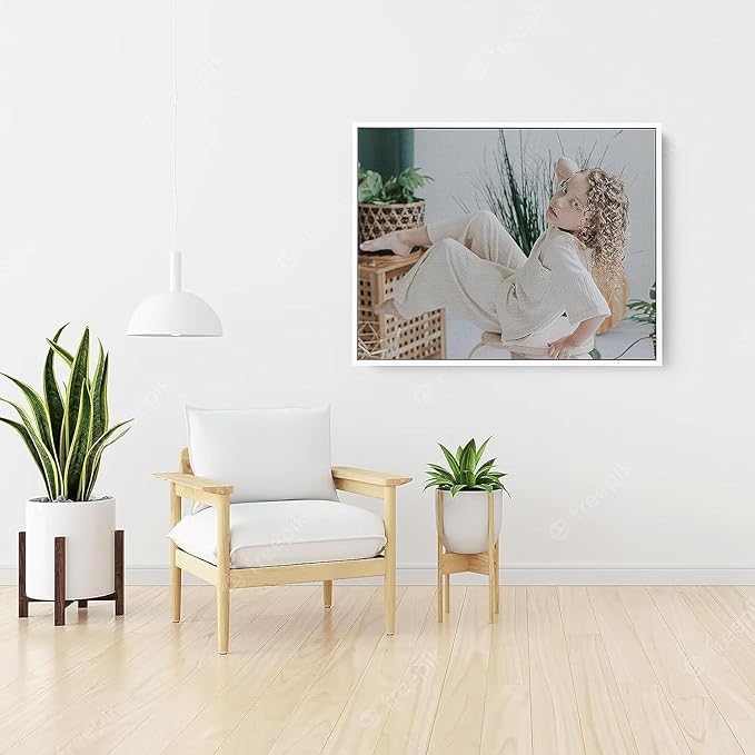 P&L ART. Personalized Custom Canvas Prints: Photo On Canvas Transform Your Photos into Stunning Framed Wall Art Digitally Printed Photo To Canvas Ideal for Home Decor Gifts Keepsakes White 24x36