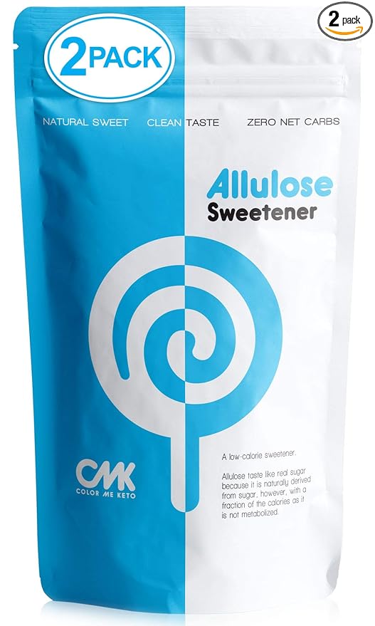 𝗪𝗜𝗡𝗡𝗘𝗥 – 𝗕𝗘𝗦𝗧 𝗔𝗟𝗟𝗨𝗟𝗢𝗦𝗘, 𝟮 𝗣𝗔𝗖𝗞 Keto Sugar Alternative, Zero Net Carb, Low Calorie Allulose Sweetener, Made in USA, ZERO Erythritol, Monk Fruit or Stevia, Granular (32oz Total)