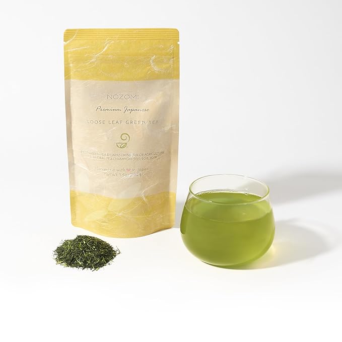 Nozomi, Gokuzyo Aracha and Loose Leaf Tea Bags from Japanese Green Tea Co - Premium Japanese Green Tea Assortment - Non-GMO, Delicate Flavor - Ideal for Tea Lovers