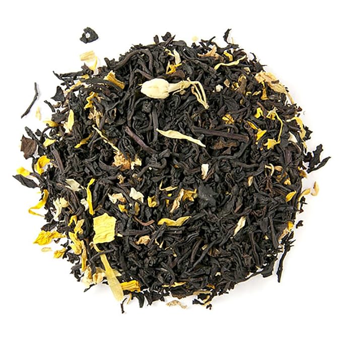 English Tea Store Vanilla Cream Naturally Flavored Black Loose Leaf Tea Pouches - 4oz Resealable Bag | Ceylon Blend with Rich Vanilla and Smooth Cream Notes | Ethical Partnership Sourced