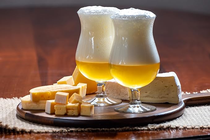 Ravenscroft Crystal Titanium Belgian Beer Glasses | Set of 4 | Lead-Free Crystal | 22 Fluid Ounces | Sheer Rim | Dsihwasher Safe | Elegant and Durable | Perfect for Beer and Frozen Cocktails