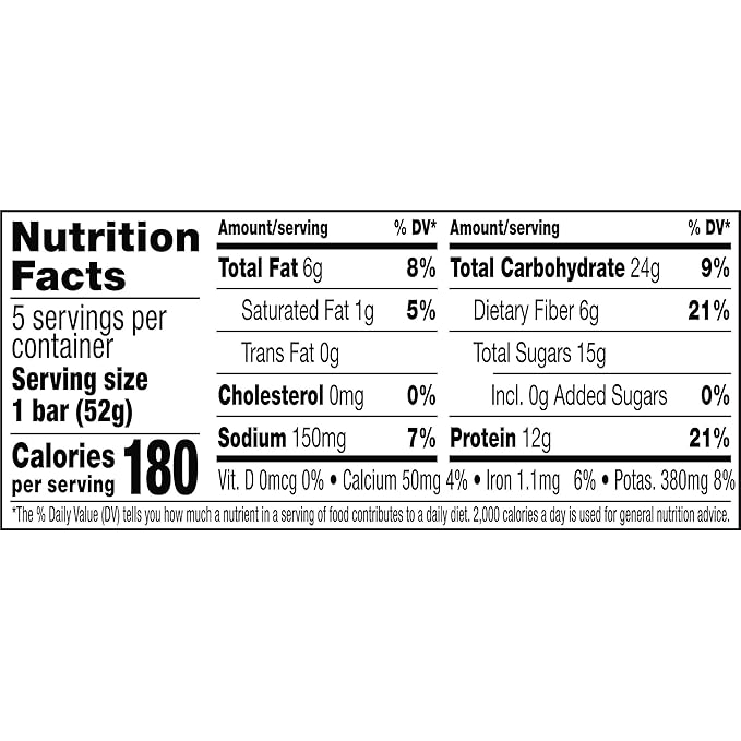RXBAR Protein Bars, 12g Protein, Gluten Free Snacks, Blueberry (6 Boxes, 30 Bars)