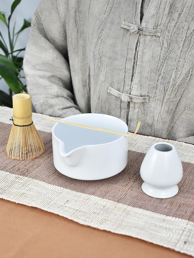 Artcome Premium Matcha Tool Set White 4 Pcs