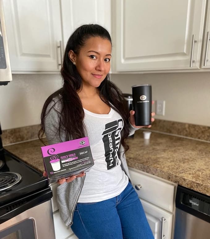 Vanilla Bean Coffee Pods by Coffee Beanery | 48ct Bulk Medium Roast Arbica Coffee