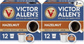 Victor Allen's Coffee Hazelnut Flavored, Medium Roast, 2 Pack - 12 Count, Single Serve Coffee Pods for Keurig K-Cup Brewers