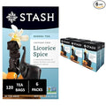 Stash Tea Licorice Spice Herbal Tea, 6 Boxes With 20 Tea Bags Each (120 Tea Bags Total)