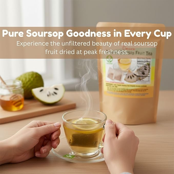 Omura Soursop Guanabana Fruit Tea (SOURSOP-FRUIT 25-TEA-BAGS)