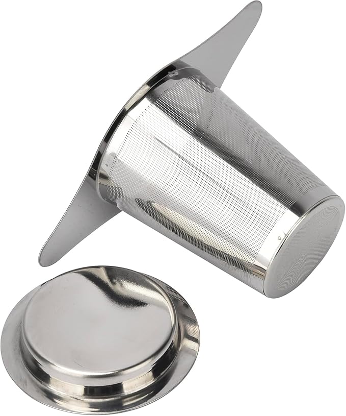 Tea Infuser for Loose Leaf Tea, Stainless Steel Tea Infuser, Extra Fine Mesh Tea Strainers Filter Fine Tea Leaves Effectively, Fit Tea Pots/Mugs