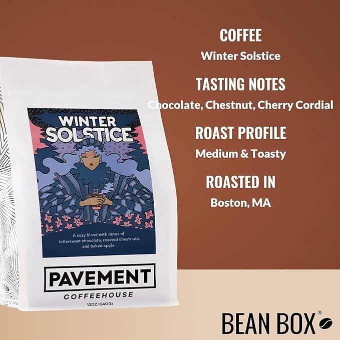 Bean Box Holiday Coffee Sampler - Winter Solstice, 2-Pack, Whole Bean Coffee