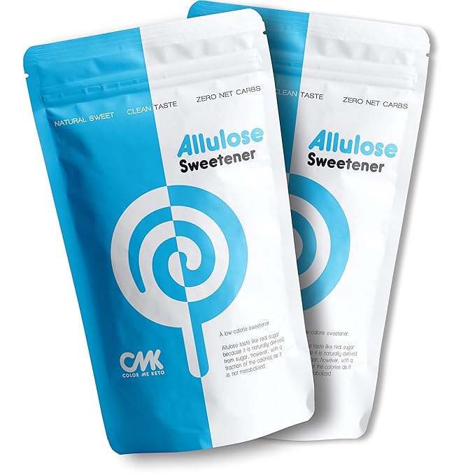 𝗪𝗜𝗡𝗡𝗘𝗥 – 𝗕𝗘𝗦𝗧 𝗔𝗟𝗟𝗨𝗟𝗢𝗦𝗘, 𝟮 𝗣𝗔𝗖𝗞 Keto Sugar Alternative, Zero Net Carb, Low Calorie Allulose Sweetener, Made in USA, ZERO Erythritol, Monk Fruit or Stevia, Granular (32oz Total)