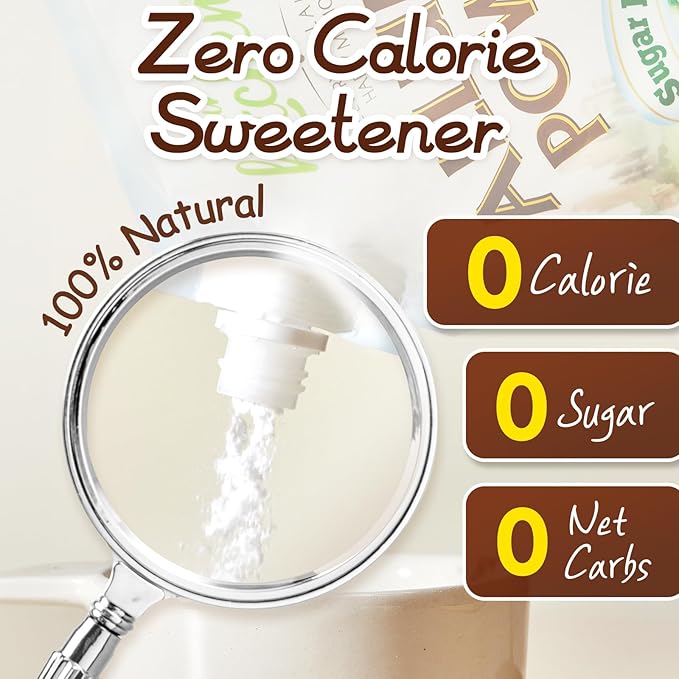 Your Kitchen Allulose Sweetener 14.1 Ounce – 99.9% Allulose Powder | Zero Calorie Sweetener | No Erythritol Sugar Substitute | Non GMO, Gluten Free Sugar Alternative Ideal for Baking & Beverages