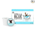 Stella Blue Coffee Pods, Positive Vibes Blend, Light Roast Vanilla, Fruity Notes 100% Arabica Beans, Ethically Sourced from Central and South America, 12 Recyclable K Cup Compatible Pods