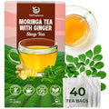 VieTreasures Sleep Herbal Tea with Moringa & Ginger – 40 Tea Bags | Supports Relaxation, Digestion & Wellness | Sophora, Pagoda Flower & Stevia Blend | Caffeine-Free Sleep & Detox Tea, 2.8oz