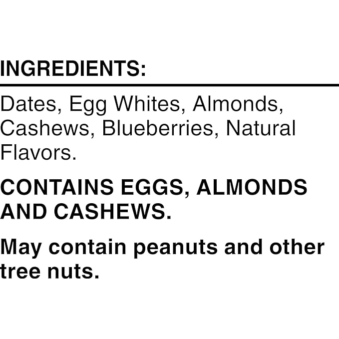 RXBAR Protein Bars, Protein Snack, Snack Bars, Blueberry, 22oz Box (12 Count)