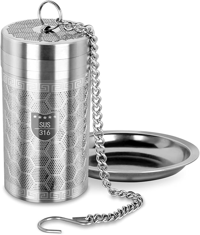 316 Stainless Steel Tea Strainer for Loose Leaf Tea (1, Small)