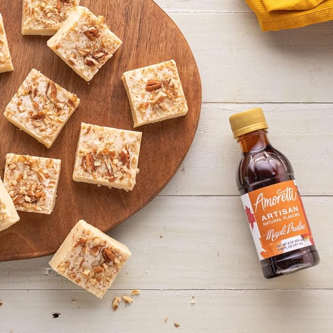 Amoretti - Natural Maple Praline Artisan Flavor Paste, 2.2 lbs, Perfect For Ice Cream, Beverages, Cakes, and more, Preservative Free, Vegan, Gluten Free, No Artificial Sweeteners, Highly Concentrated