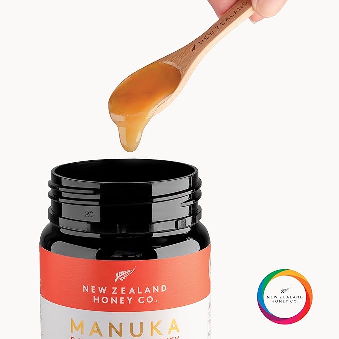 New Zealand Honey Co. Manuka Honey Bamboo Spoon 4.7" (12cm)