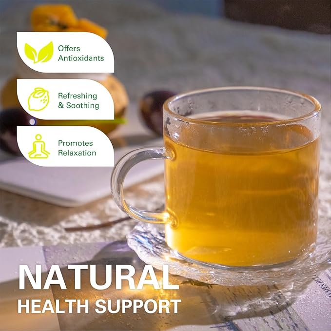 WT WEETEE Decaf Green Tea with Lemon Flavor, Decaffeinated Lemon Green Tea Bags 100 Count, Refreshing & Soothing, Super Antioxidant, Drink Whole Day