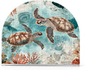 Vintage Ocean Sea Turtle Map Napkin Holder for Table Paper Cocktail Napkin Holders for Kitchen Dinning Acrylic Dinner Napkin Dispenser for Dinner Home Decor Bar 1 Pack