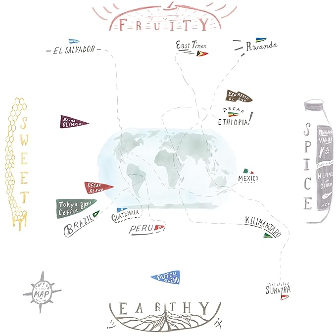 TOKYO COFFEE Organic Guatemala Whole Coffee Beans, 24oz Bag, Medium-Dark Roast, Single Origin Huehuetenango, 100% Arabic for a Smooth & Nutty Brew