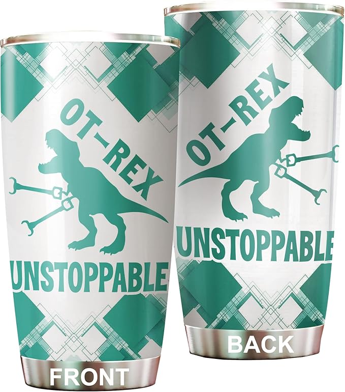 Occupational Therapy Gifts - Tumbler Stainless Steel 20oz, OT Occupational Therapist Gift For Women Men, Occupational Therapy Assistant Drinking Cups For Coworker Staffs (OT05)