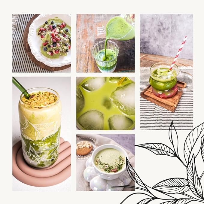 The Matcha Tribe Organic Ceremonial Grade Matcha Powder – Matcha Green Tea for Lattes | First-Harvest Stone-Ground Japanese Matcha Tea from Uji & Kagoshima, Japan | 30g Tin