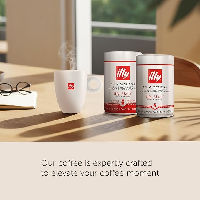 illy Arabica Selections Nicaragua Whole Bean Coffee, 100% Arabica Bean Single Origin Coffee, No Preservatives, 8.8oz (Pack of 1)