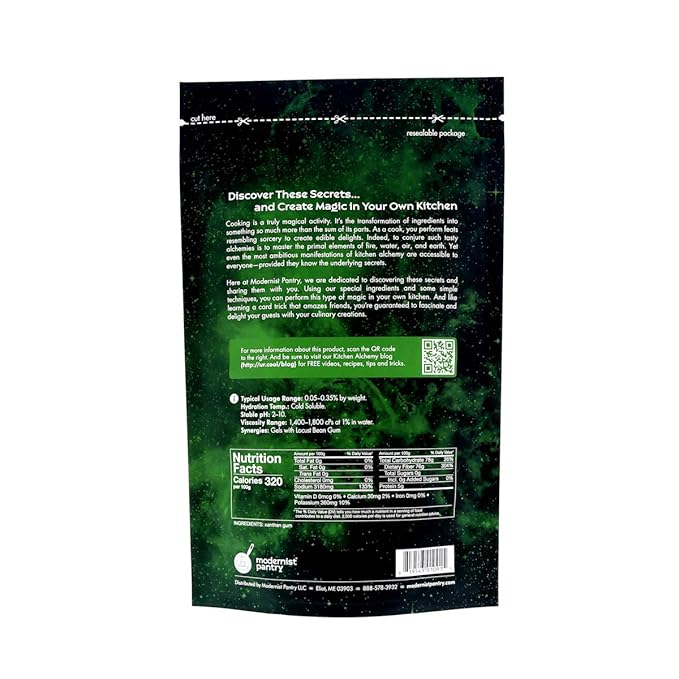 Perfected Xanthan Gum Gluten-Free Vegan OU Kosher Certified - 400g/14oz