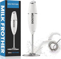 Coffee Foam Maker, Automatic Milk Frother, Handheld Wand, Drink Mixer, Stirrer, Battery-Operated, Lattes, Cappuccinos, Frothy Milk, Easy to Use, Kitchen Essential, Espresso, Milk Frother Wand