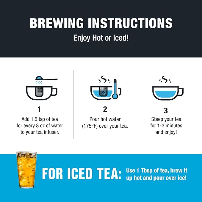 Tiesta Tea - Jasmine Pearls Green Tea, Loose Leaf, Single Origin Premium Jasmine from China, Medium Caffeinated, Makes Hot or Iced & Up to 50 Cups, 100% Pure Unblended, 5oz Refillable Tin