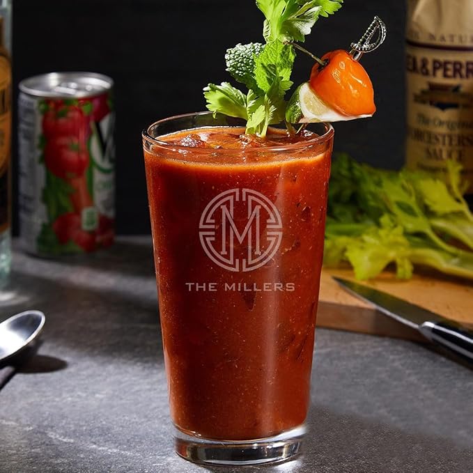 Custom Bloody Mary Glasses - Engraved Cocktail Glass, Gifts for Bloody Mary Lovers,