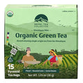 NEPAL TEA Organic Green Tea Bags from the Himalayas - 15 Pyramid Tea Bags, Single Origin from a Family Farm - Green Tea Bags with Loose Leaf Tea Inside (Himalayan Mist)