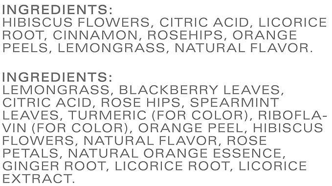 TAZO Tea Bags, Passion & Wild Sweet Orange Herbal Tea 20CT (1ea) (Variety Pack)