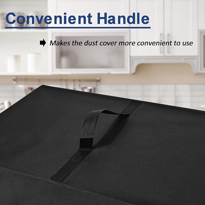 Coffee Maker Dust Cover for Ninja Pod & Grounds Specialty Single-Serve Coffee Maker PB051/PB051GB/PB051SG/PB051ST, Heavy Duty Waterproof Coffee Machine Protective Cover Case (Black)
