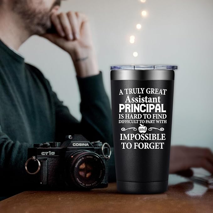 Assistant Principal Gifts for Men, Women - Christmas Principals Day Appreciation Gift for Assistant Principal - 20oz Tumbler Vice Principals Gifts