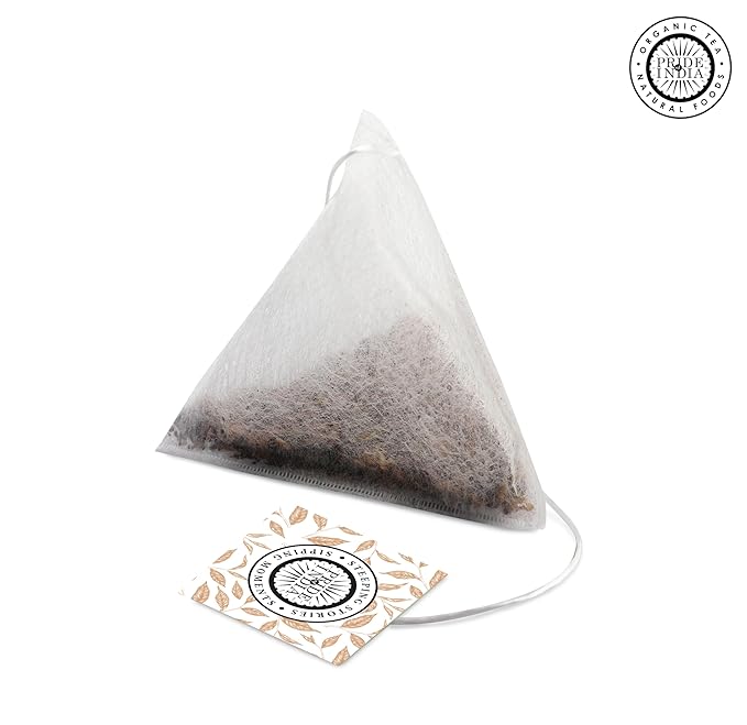 Pride of India | PACK of 2 - Jasmine Rose Royal White Tea | 15 Pyramid Full Leaf Individually Wrapped Tea Bags | Smooth & Sweet Flavor | Soothing & Calming Experience | Less Caffeine