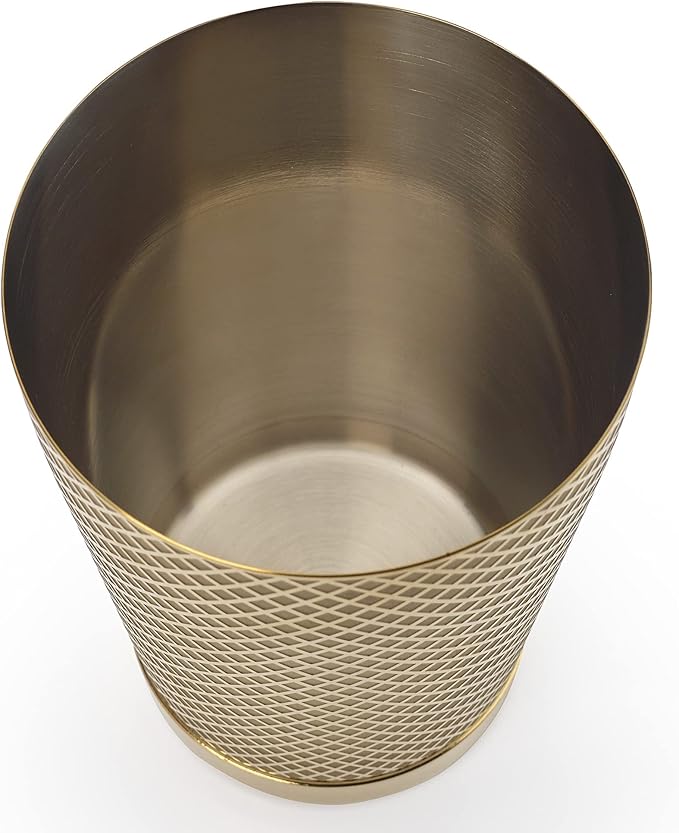 Barfly 18 oz. Diamond Lattice Shaker, Gold Plated
