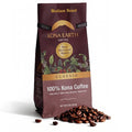 KONA EARTH 100% Kona Coffee, Classic Medium Roast, Whole Bean (8oz) Farm-Direct, Authentic Hawaiian Kona Coffee beans from Hawaii’s Big Island, Micro-Batch-Roasted