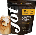 Jot Latte Protein Cold Brew Coffee Powder | Instant Iced Coffees | 25g Premium Whey Protein, 170mg Caffeine Per Serving | 15 Servings