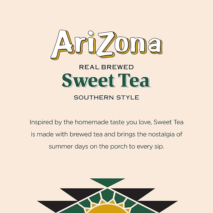 Arizona Sweet Tea - Big Can, 22 Fl Oz (Pack of 12)