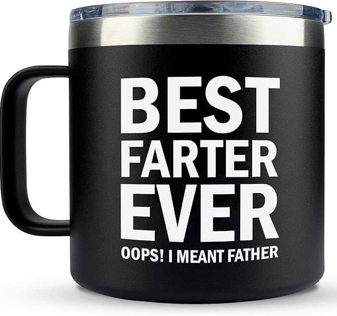 Christmas Gifts for Dad, Men - Gifts for Dad from Daughter, Son - Dads Birthday Gift Ideas, Happy Birthday gifts for Dads, Fathers - Best Dad Ever Gift, Present for dads - 14 Oz dad Mug
