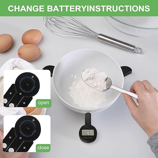 Portable Food Scale Travel Scale for Food, Small Folding Digital Kitchen Scale for Food, Collapsible Mini Pocket Scale Grams and Ounces, Ideal for Diet Calorie Control Compact Kitchen (Black)