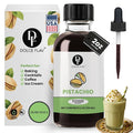 Dolce Flav Pistachio Extract – 2 Ounce Water-Soluble Kosher, Sugar-Free, Concentrated Nutty Pistachio Flavor for Baking, Ice Cream & Pastries, Includes Measured Dropper