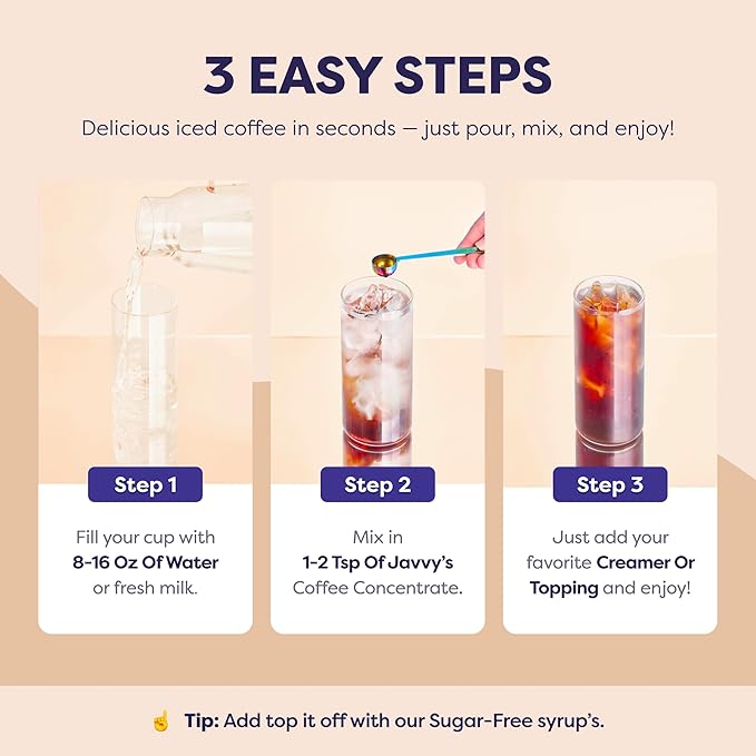 Coffee Concentrate - Cold Brew Coffee, Perfect for Hot or Iced Instant Coffees, Hot Drinks, Cold Brew Concentrate, 2 Pack - Mocha