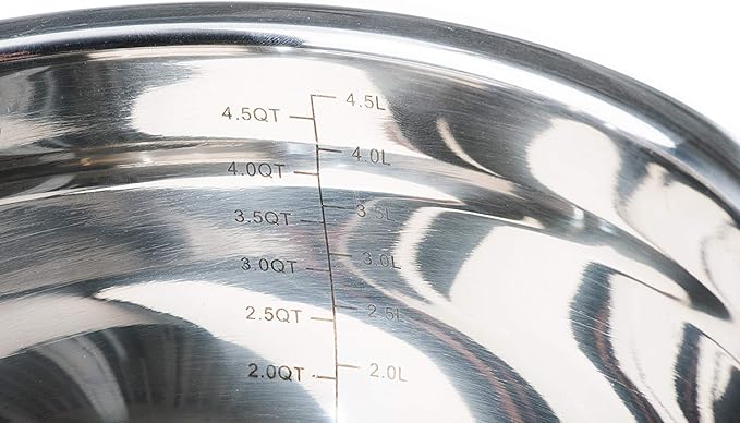 Stainless Steel Mixing Bowls with Lids and Non Slip Bases (Set of 3, Black)