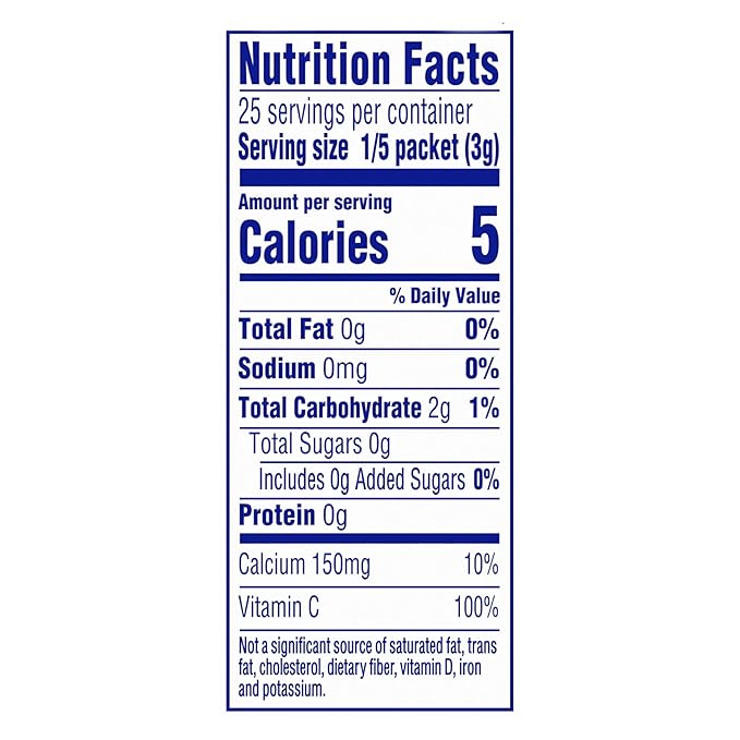 Crystal Light Classic Orange Naturally Flavored Powdered Drink Mix with Caffeine, 5 ct Pitcher Packets